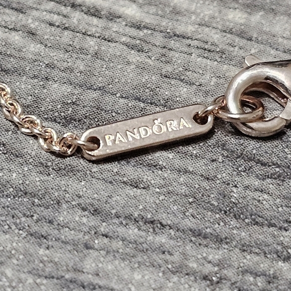 Authentic Pandora Sparkling Heart Collier Necklace - Picture 4 of 10